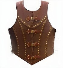 Gilet médiéval en cuir