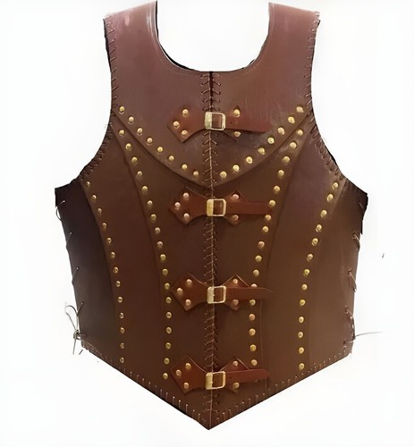 Gilet médiéval cuir - médiéval,