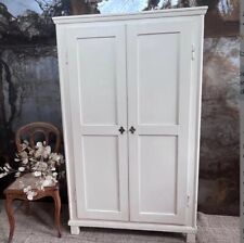 Armoire parisienne chêne blanc vintage