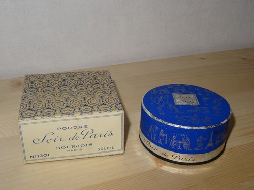 Boite poudre vintage soir - vintage,