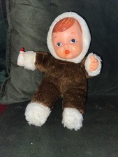 ... PETITE POUPEE POUPON VINTAGE - BERGERE DE FRANCE.. Marron Rare 20 Cm