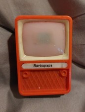 RARE TELE PLASTISKOP BARBAPAPA  (1970) + 1 ALBUM ET 1 BOITE NEUVE DE VIGNETTES !