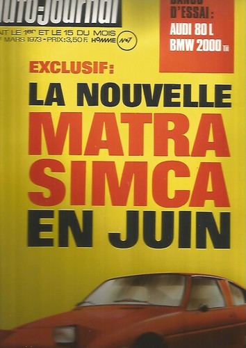Auto journal 04 matra - n°04,