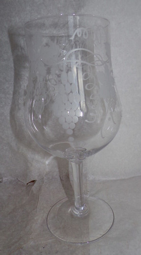 Grand verre décoratif - verre,