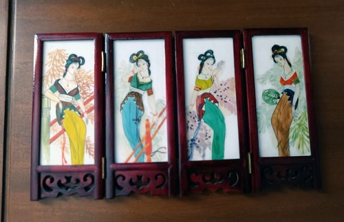 Paravent miniature chinois - , en