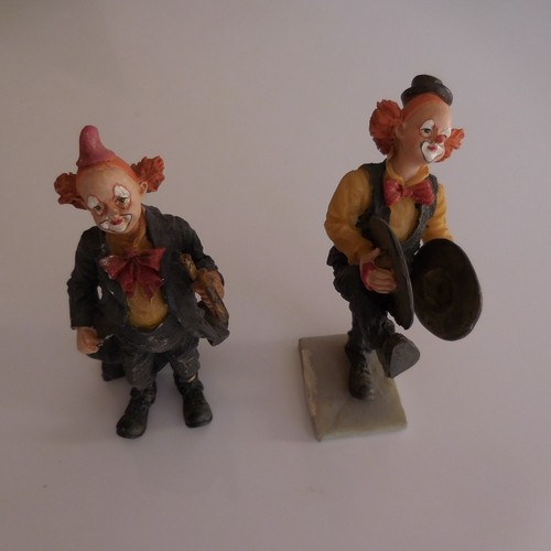 Figurines clowns résine - figurines,
