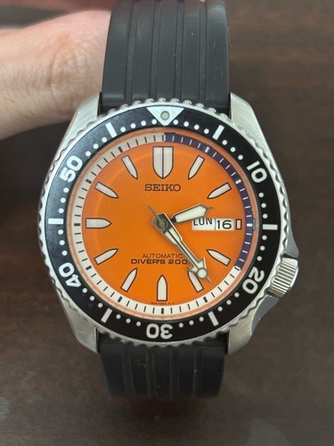 Seiko 7s26 02k0 orange diver - seiko,