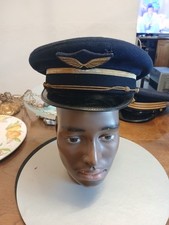 Casquette Armée de l'Air adjudant Vintage taille 55 bon état Militaria