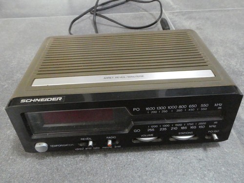 Radio réveil vintage - radio,