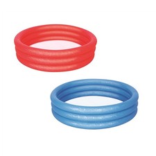 Bestway Piscine Gonflable Enfant 3 Anneaux Eco Couleur Assortie 102x25 cm +2 