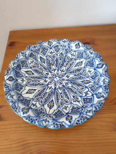 Plat art marocain céramique - plat,