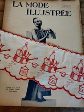 ANCIEN GALON  COTON  PREPRATION A LA CUISINE    115MM vendu au mètre