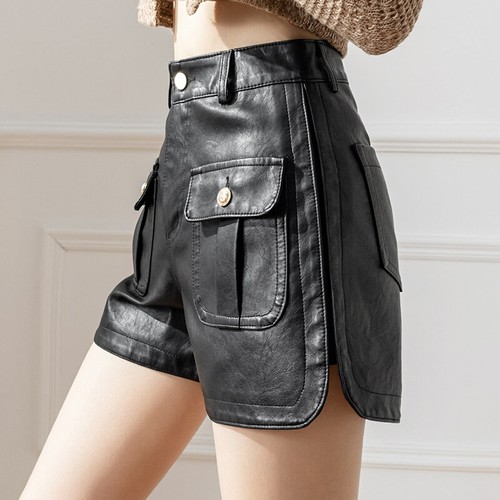 Femme simili cuir mini - femme, short