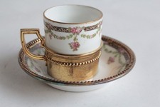 Tasse porcelaine et vermeil