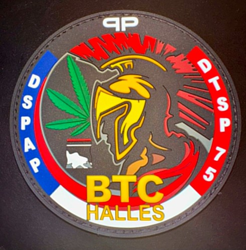Ecusson police btc halles - -,