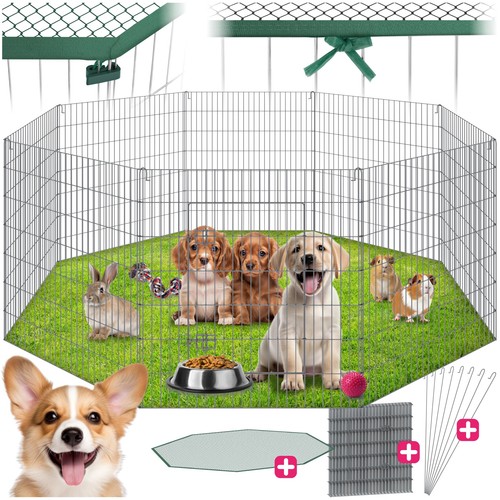 Tectake parc pour chien avec - avec, 8