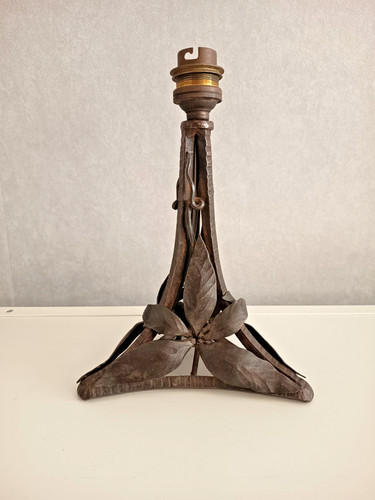 Ancien pied lampe - pied, déco