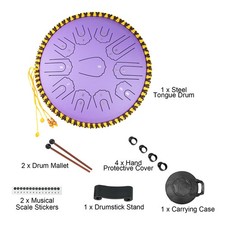 Steel Tongue Drum 15 Inch 21