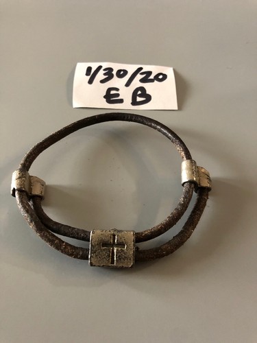 Vintage brown cross christian - brown,
