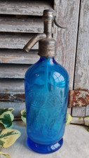 ANCIEN SIPHON EAU DE SELTZ BLEU A.GOGNARD VENDEE