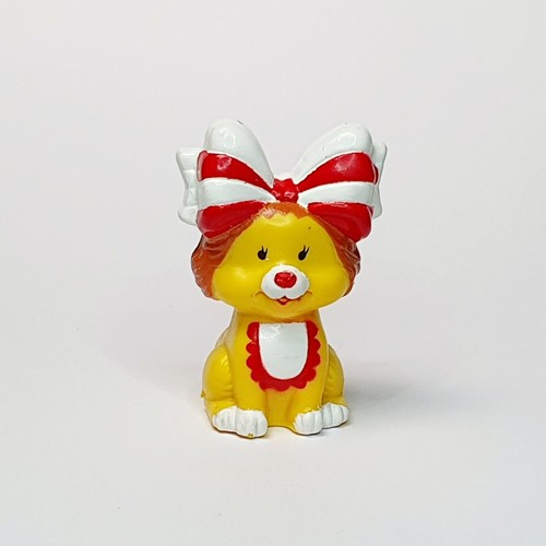 Ancienne figurine chien jaune - ancienne,