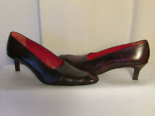 escarpins free lance cuir marron vieilli 40