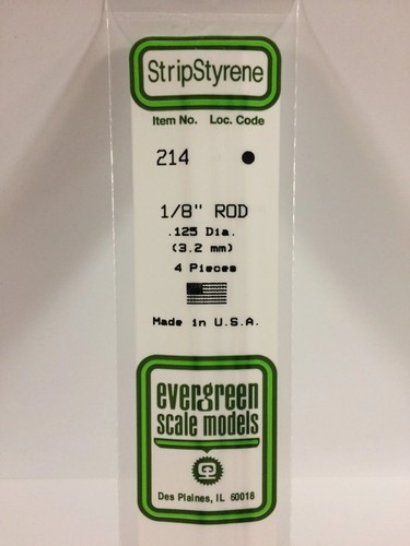Evergreen 214 125 - #214, .125"