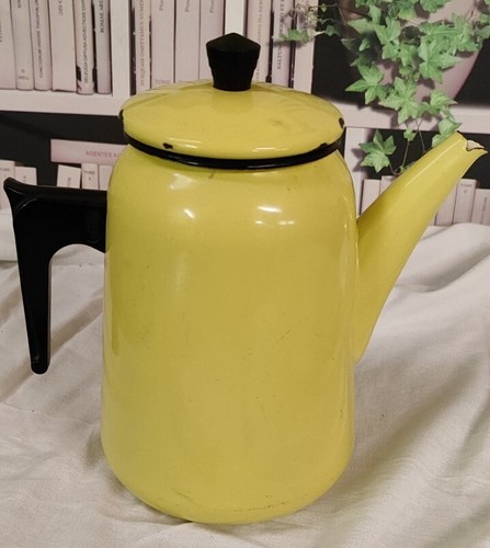 Cafetière émaillée ancienne - cafetière,