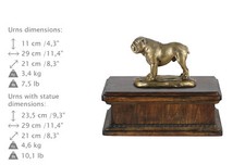 Anglais Bouledogue Type 4, Exclusif Urne, Froids Bronze, Artdog