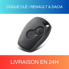 COQUE CLÉ 2 BOUTON RENAULT