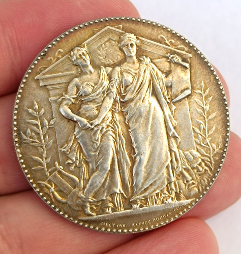 Médaille art nouveau dubois - nouveau,