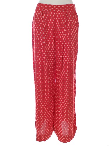 Boho paysanne pantalon rouge - paysanne,
