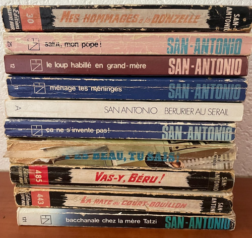 Lot livres san antonio - lot, 10