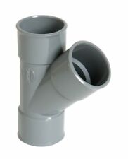 CULOTTE PVC 45° Y FEMELLE 32 40 50 RACCORD JONCTION TUBE EVACUATION BRANCHEMENT