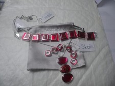 SKALLI PARURE métal argenté