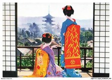 AQBP12-0918-JAPON - maiko girl and yasaka pagoda