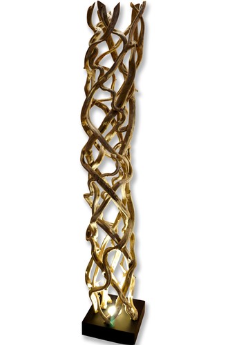 Lampe sur pied bois liane - pied,