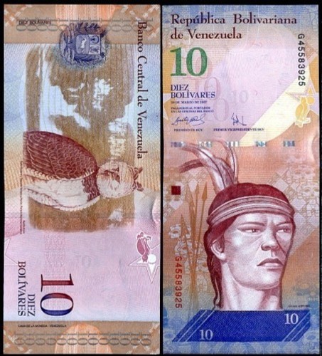 Venezuela billet bolivares - 10,