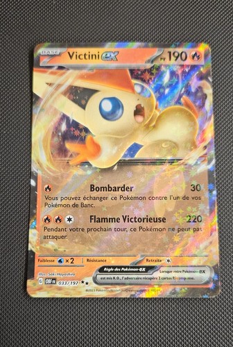Carte pokémon victini - carte,