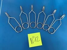 LOT DE 6 PINCE A ESCARGOT INOX