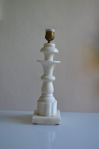 Pied lampe marbre - pied,