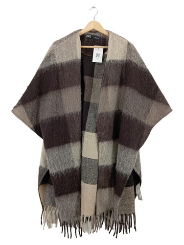 Zara poncho femme carreaux - zara,