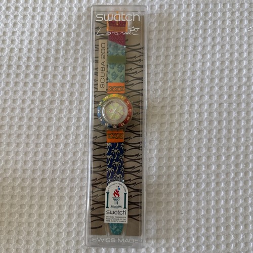 1995 vintage swatch scuba - scuba, 200