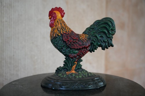 Cale porte vintage coq - , en