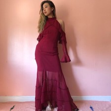 Keepsake Wine Off Shoulder