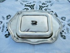 beurrier métal argenté