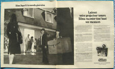 Publicité Papier - Projecteur Sonore Silma Super 8 De 1975