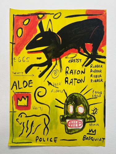 Dessin jean michel basquiat - dessin, jean-michel