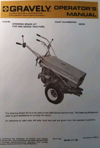 Gravely 5000 walk behind - gravely, walk-behind