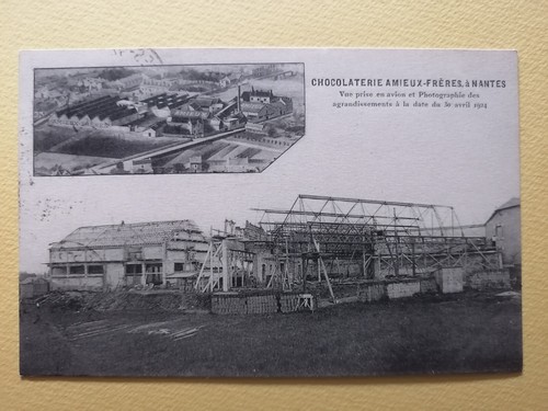 Cpa agrandissement usine - de, l'usine